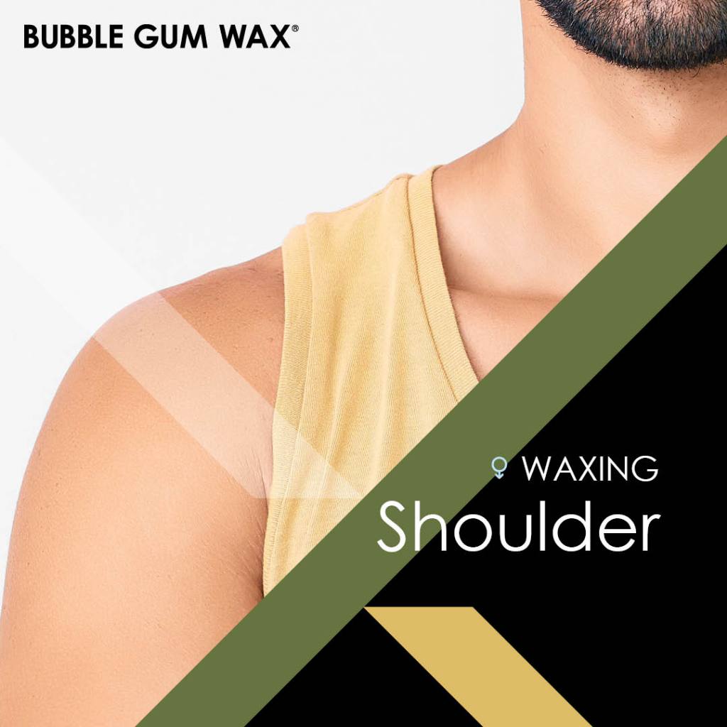 Waxing Session Packages, Shoulders For Male (1/6 Sessions) Bubble Gum