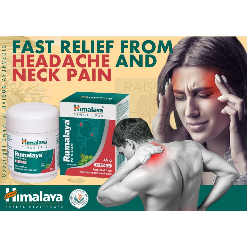 Rumalaya Pain Balm 45gm for Headache and Neck Pain | Shopee Malaysia