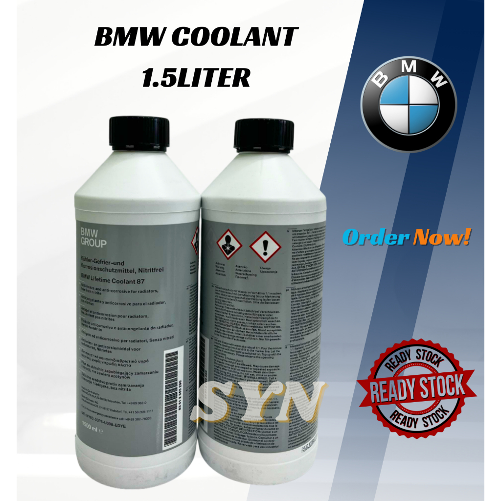 ( 100 ORIGINAL ) BMW MINI COOPER COOLANT ANTIFREEZE 1.5 LITRE