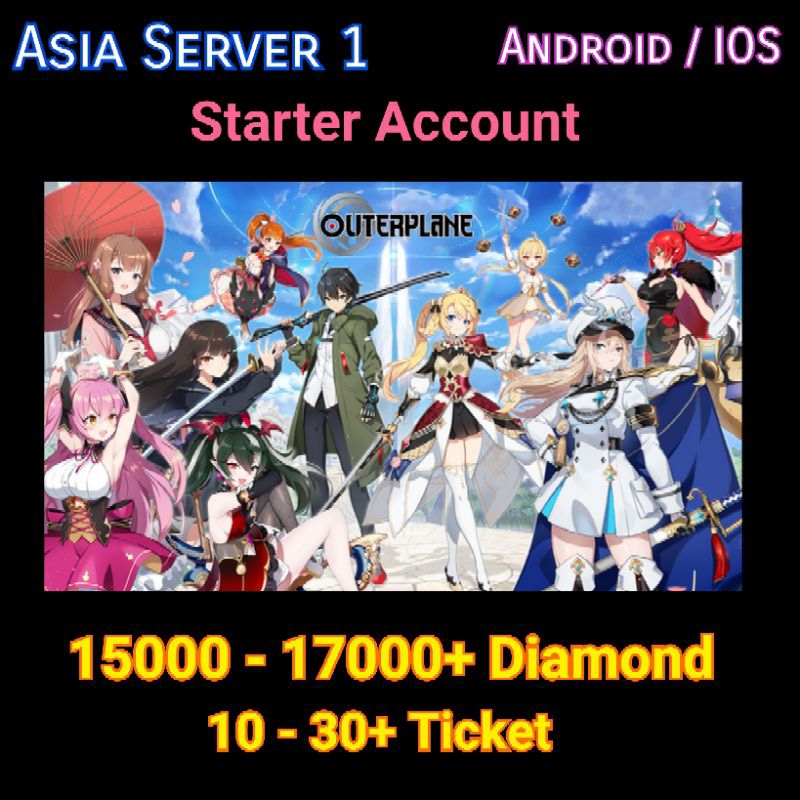 Outerplane Asia Server 1 异域战记 亚服1 | Shopee Malaysia