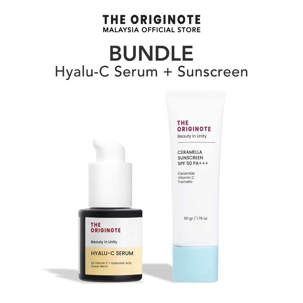 Bundle 2in1 The Originote Hyalu-C Serum Vitamin C Serum + Ceramella ...