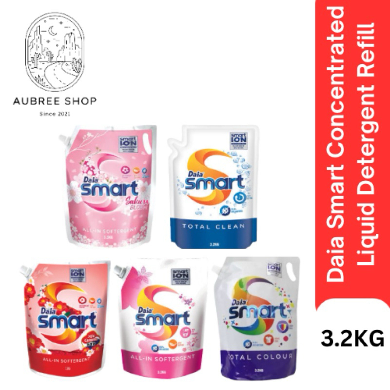 Daia Smart Concentrated Liquid Detergent Refill 3.2kg packing refill ...