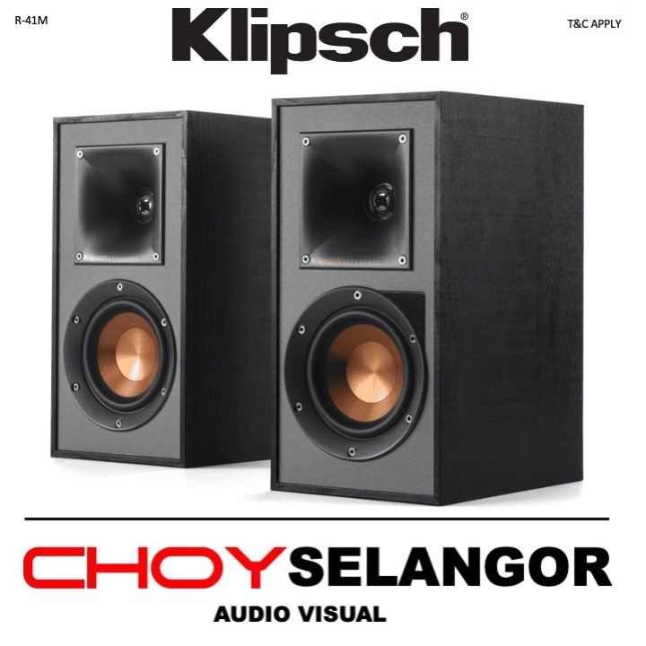 Klipsch R-41M Bookshelf Speaker (1 Pair) | Shopee Malaysia