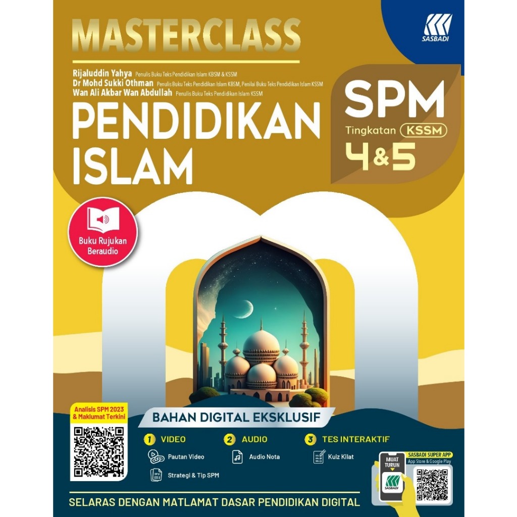 [tny] Sasbadi Masterclass Spm 【2024】tingkatan 4 And 5 Kssm Nota Master