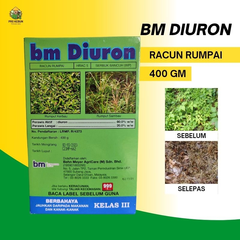 BM DIURON Racun Rumput Behn Meyer Racun Rumput Sambau Herbicide Racun ...