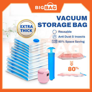 Vacuum plastic store bag for clothes