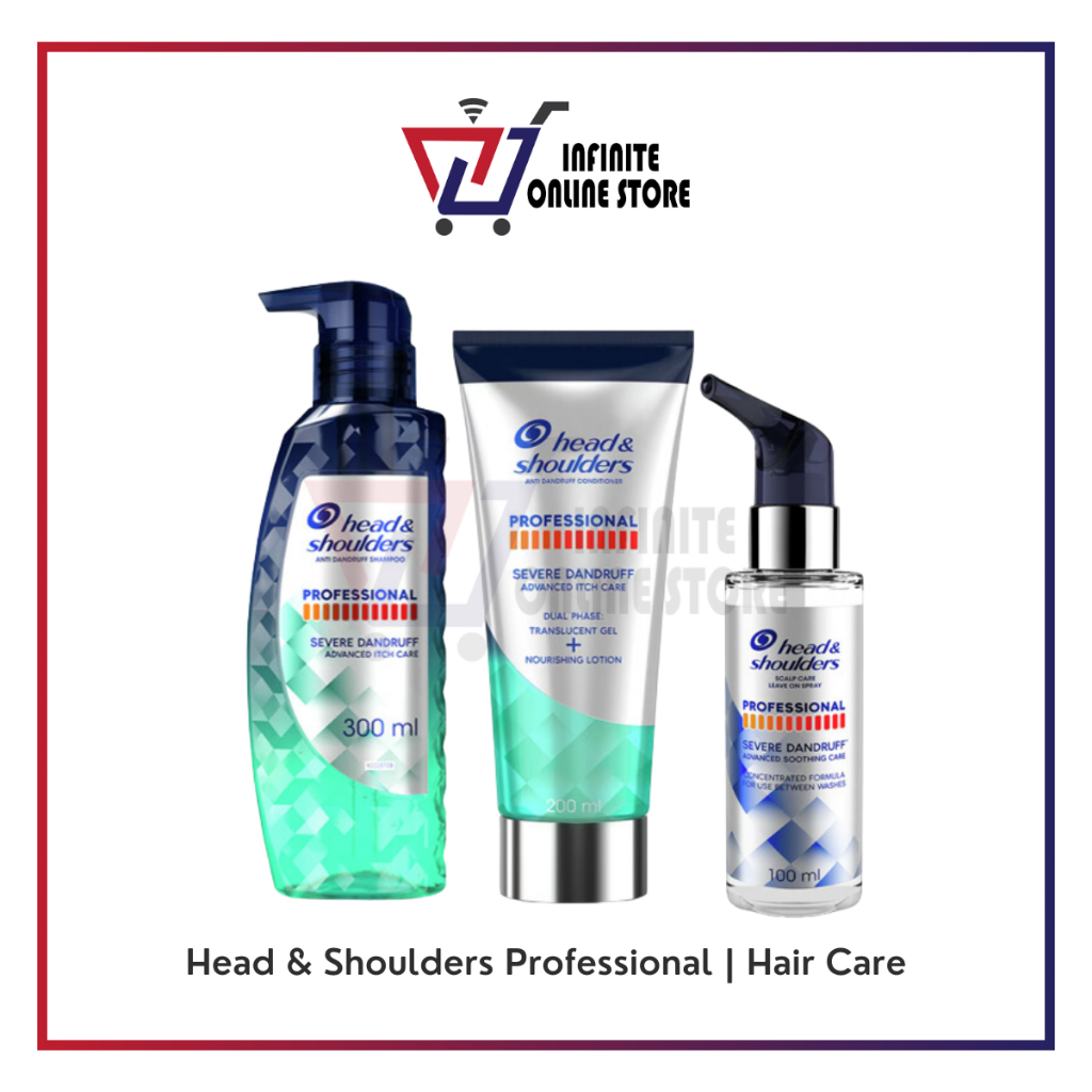HEAD & SHOULDERS Professional Advanced Product for Severe Dandruff (Leave On Spray / Shampoo