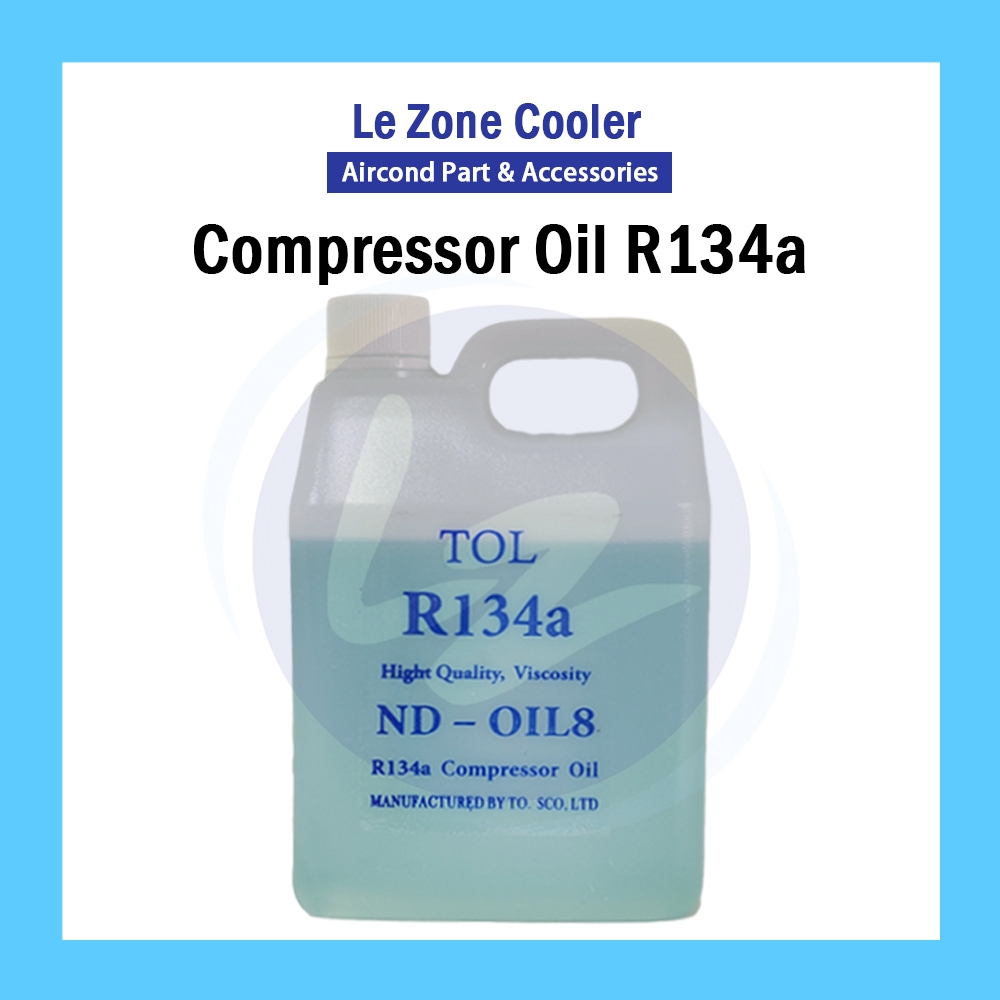 R134 R134a Compressor Oil NDOil 8 Car Refrigerator Kereta Peti Ais
