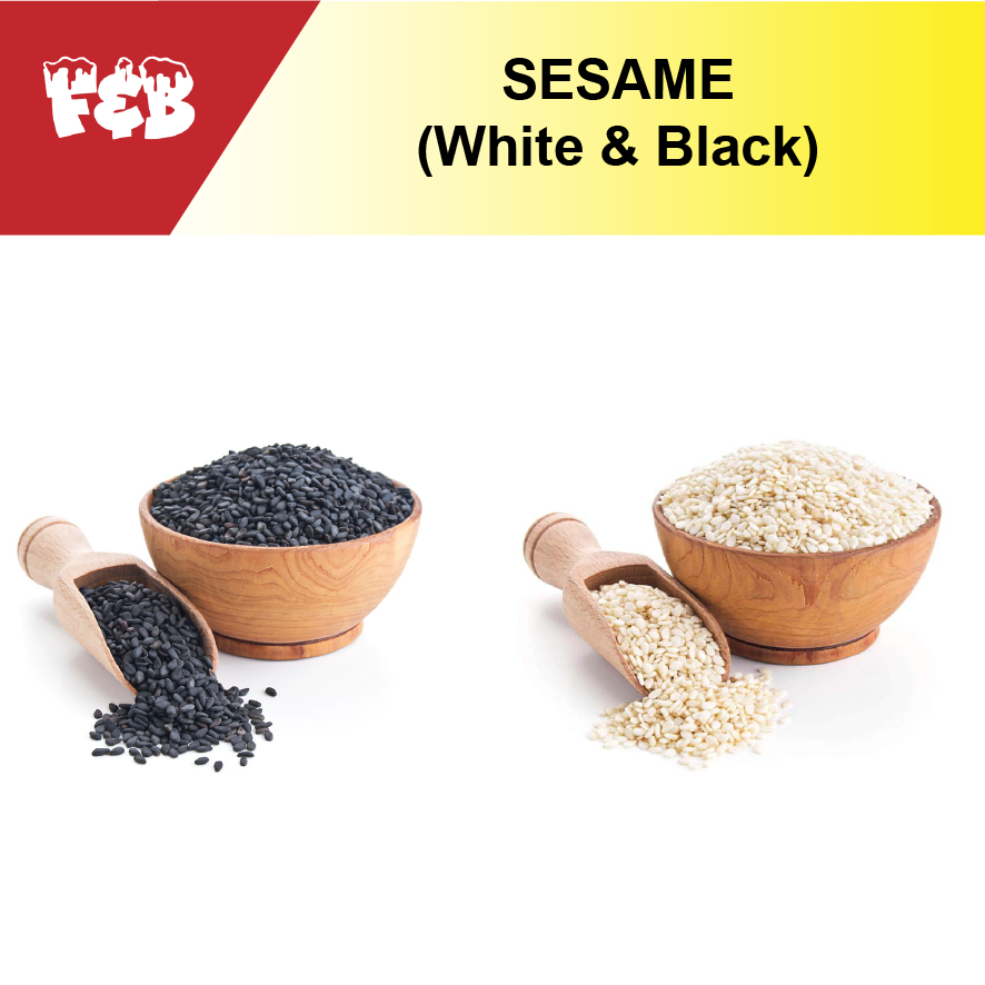 White Sesame Seeds Bijian Putih 白芝麻 / Black Sesame Seeds Bijian Hitam ...