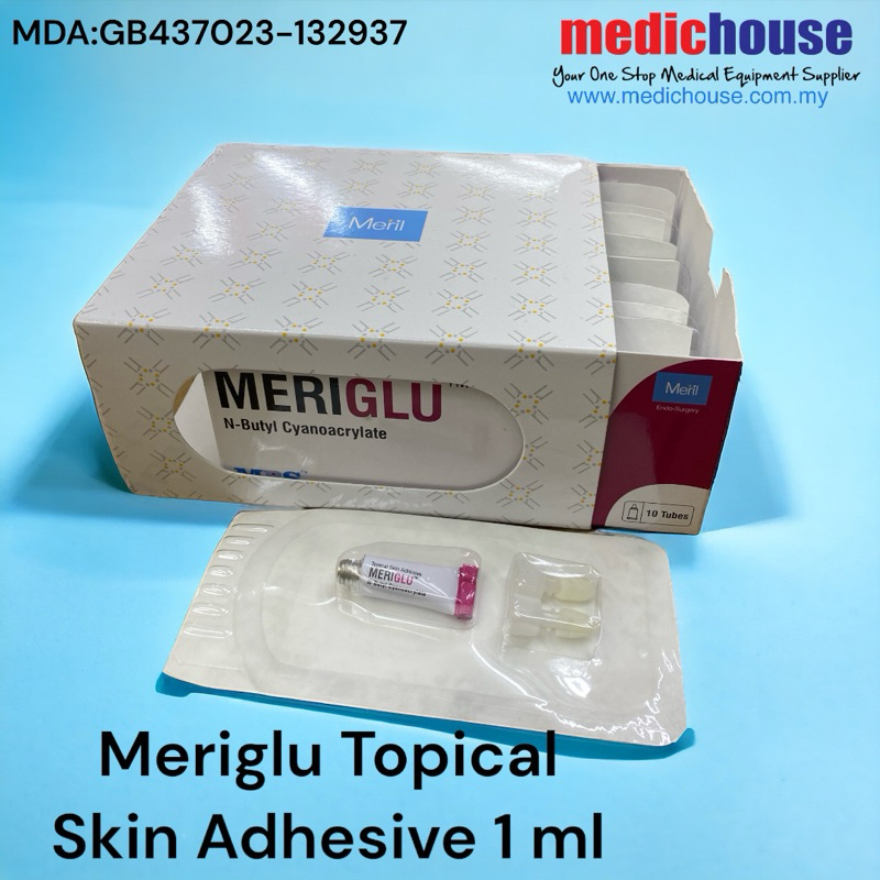 Meriglu topical Skin Adhesive 1ml/tube Exp: 01/2026 price per pc ...