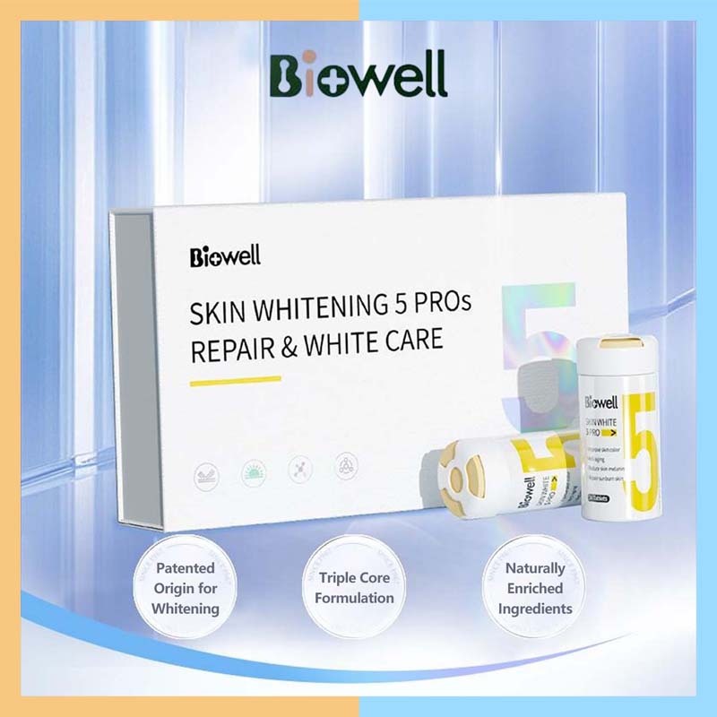 MY Ready Stocks Biowell Skin Whitening 5 Pros Repair White Care Supplements