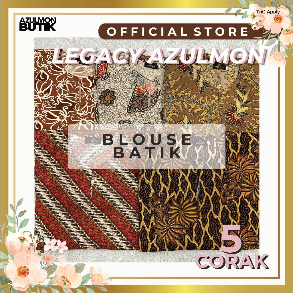 Legacy Azulmon Blouse Batik Exclusive Cotton Size 36 | Shopee Malaysia