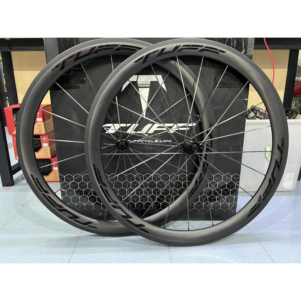 TUFF EXO 46 RIM BRAKE CARBON WHEELSET 1.25KG ONLY | Shopee Malaysia