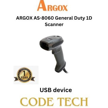ARGOX AS-8060 General Duty 1D Scanner AS8060 USB High C/P value CCD ...