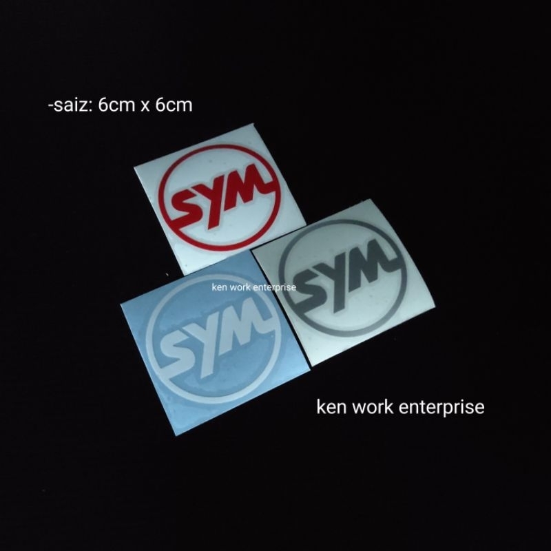 sticker syms #2015 motor sticker accessories | Shopee Malaysia