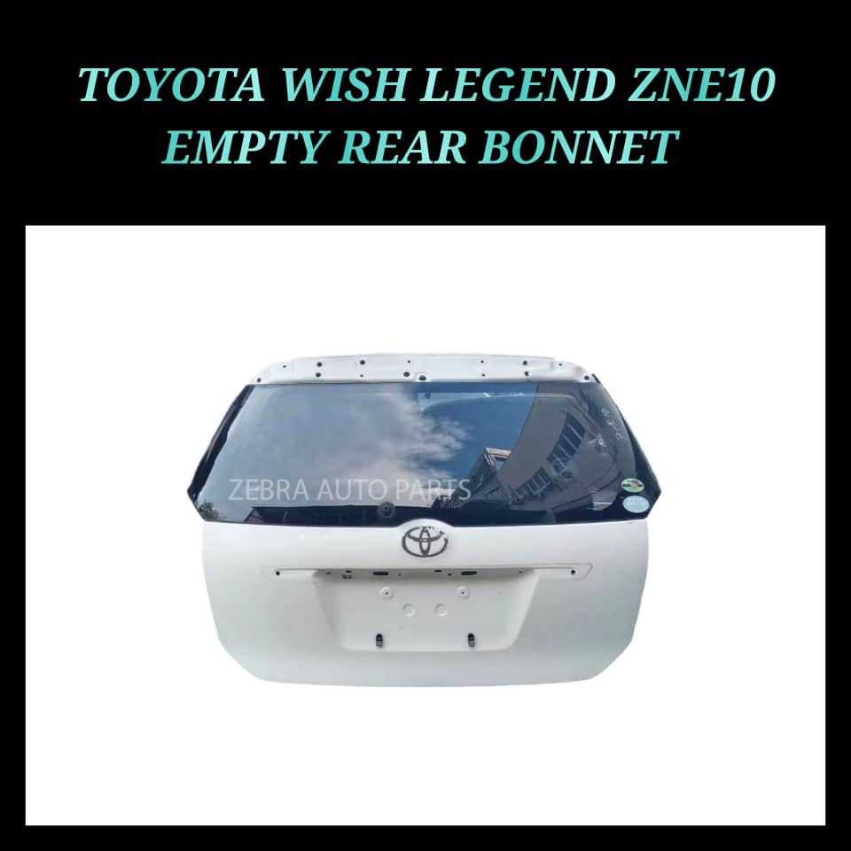 🇯🇵🇯🇵 Rear Bonnet / Bonet Belakang Toyota Wish Legend ZNE10 03-09 Empty ...