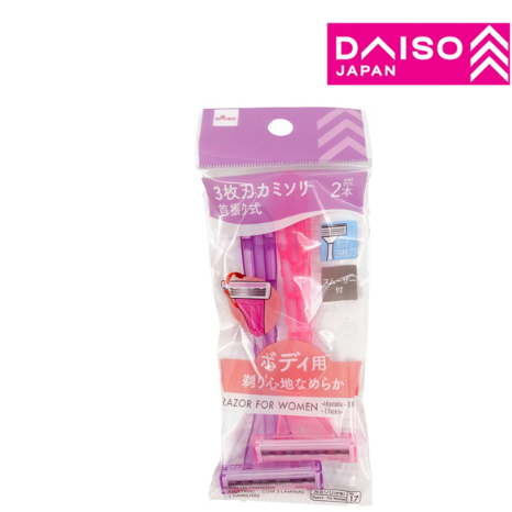 DAISO Razor For Women ( Adjustable - 3 blades ) | Shopee Malaysia