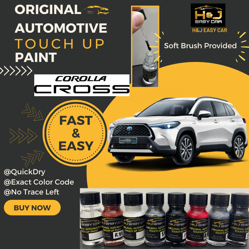 TOYOTA COROLLA CROSS Automotive Original COLOR CODE Touch Up Paint 10ML ...