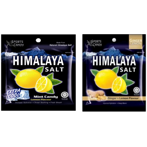 Himalaya Salt Sport Candy (Extra Cool Lemon 15g/Ginger + Lemon 15g ...