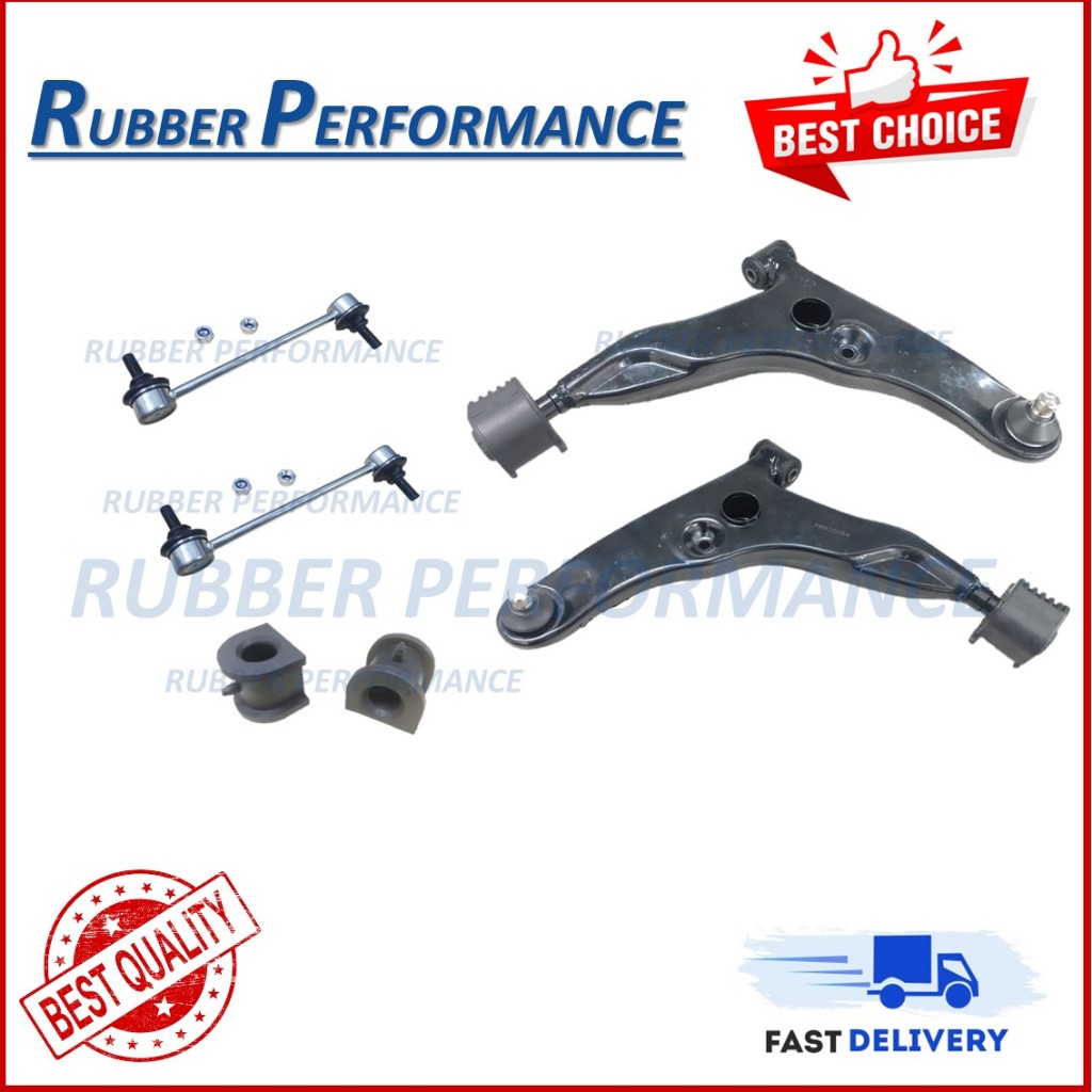 1 SET DEPAN/FRONT LOWER ARM /STABILIZER LINK AND BUSH PROTON WAJA GEN2