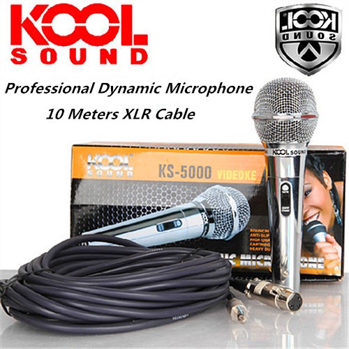 KOOL Sound Professional Dynamic Microphone/Mic For Karaoke/Sound System ...