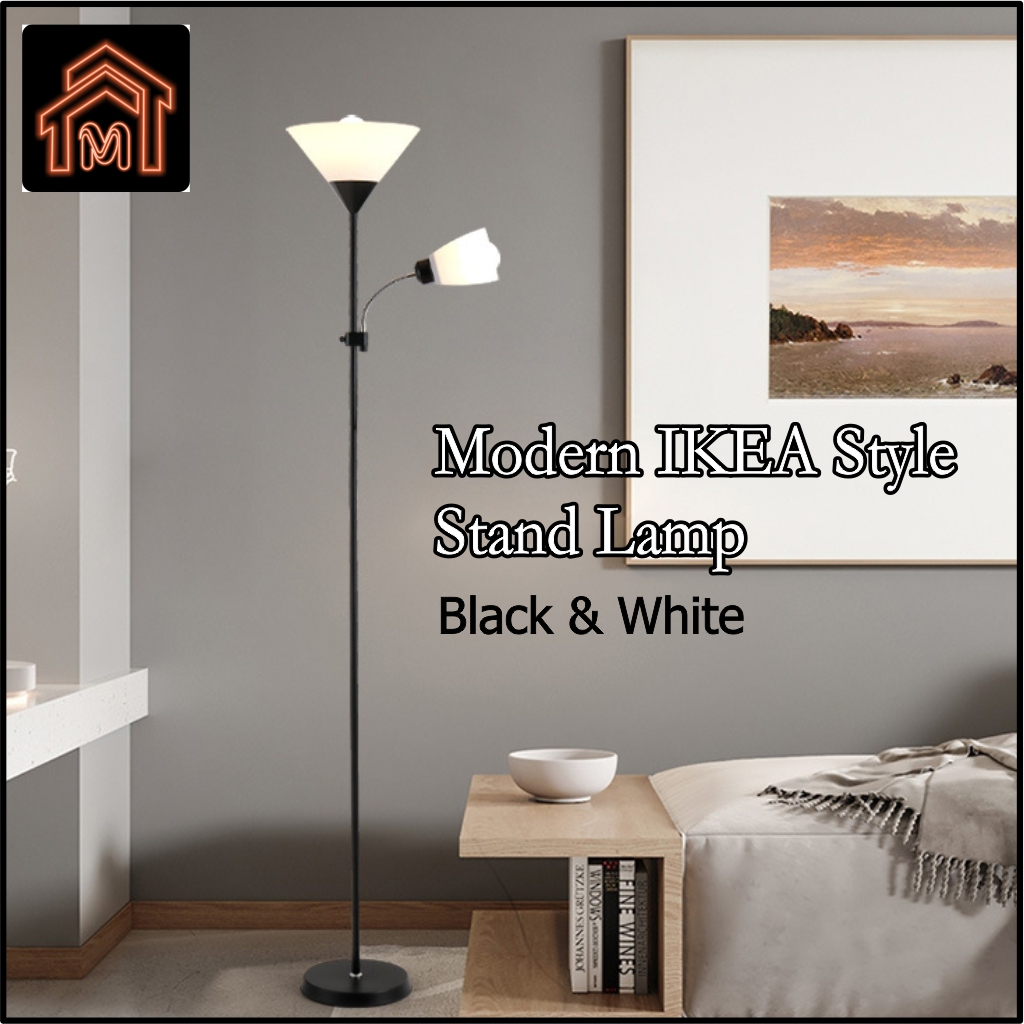 Ready Stock ~ Modern IKEA Style Stand Lamp Standing Lamp Reading Lamp ...