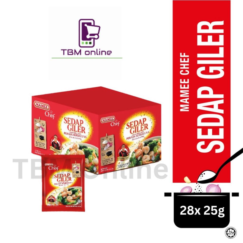 Mamee Chef SEDAP GILER All in 1 Seasoning Box 28 sachets x 25g | Shopee ...