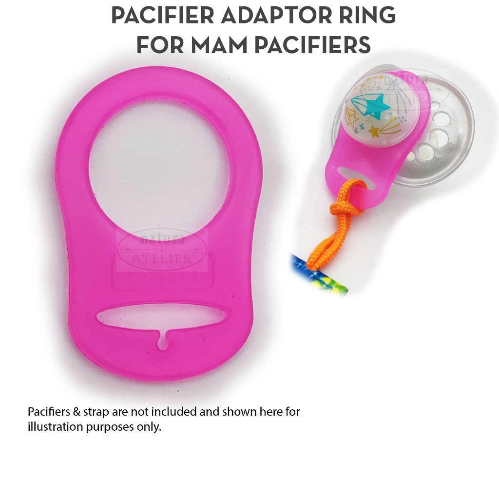Silicone Pacifier 奶嘴 Adaptor Adapter Ring Clip for MAM Baby