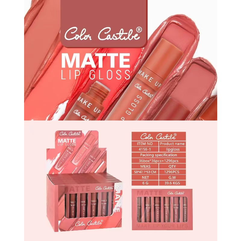 Color Castle Makeup Ypur Lips Matte Lip Gloss ( 6pcs ) | Shopee Malaysia