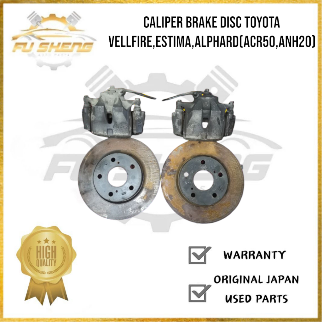 Caliper Brake Disc Toyota Vellfire,Estima,Alphard(ACR50,ANH20) Shopee