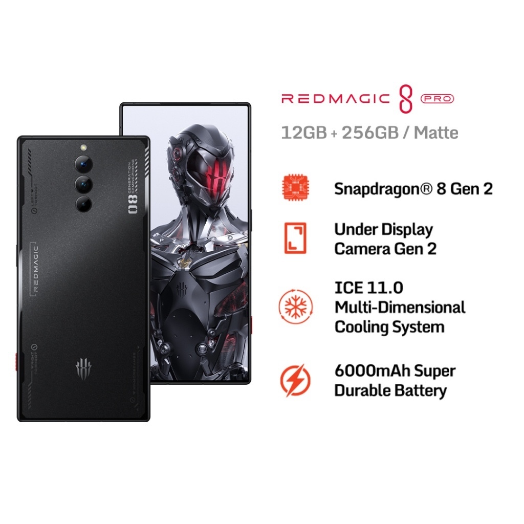 Nubia RedMagic 8 Pro [12GB / 16GB + 512GB] - Original Nubia Malaysia