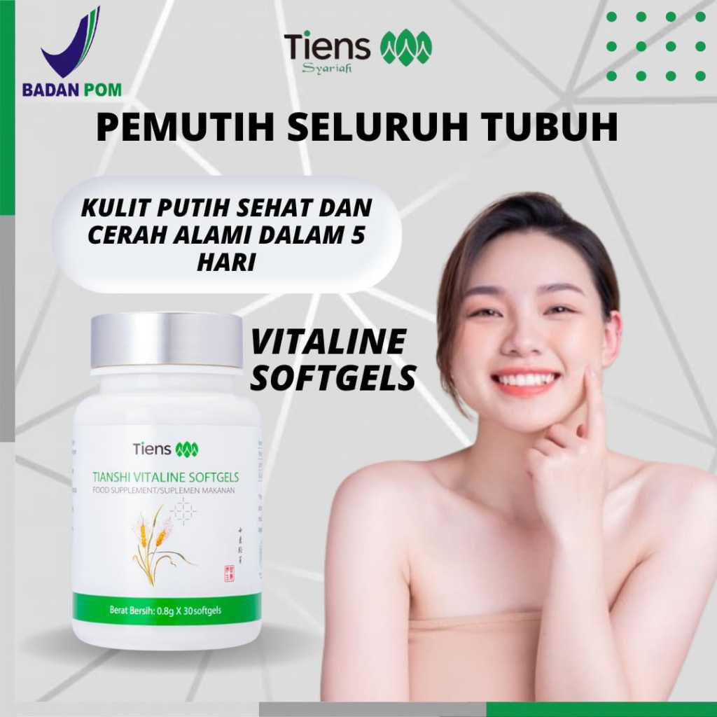 Vitaline Softgel - Whitening Suplement for Beauty Skin - Vitamin E ...