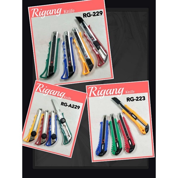 Rigang 18mm Utility Cutter Knife Small Cutter Blade Refill Pen knife ...