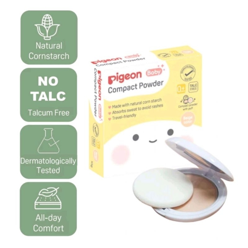 Pigeon compact powder corn starch 10g Shopee Malaysia
