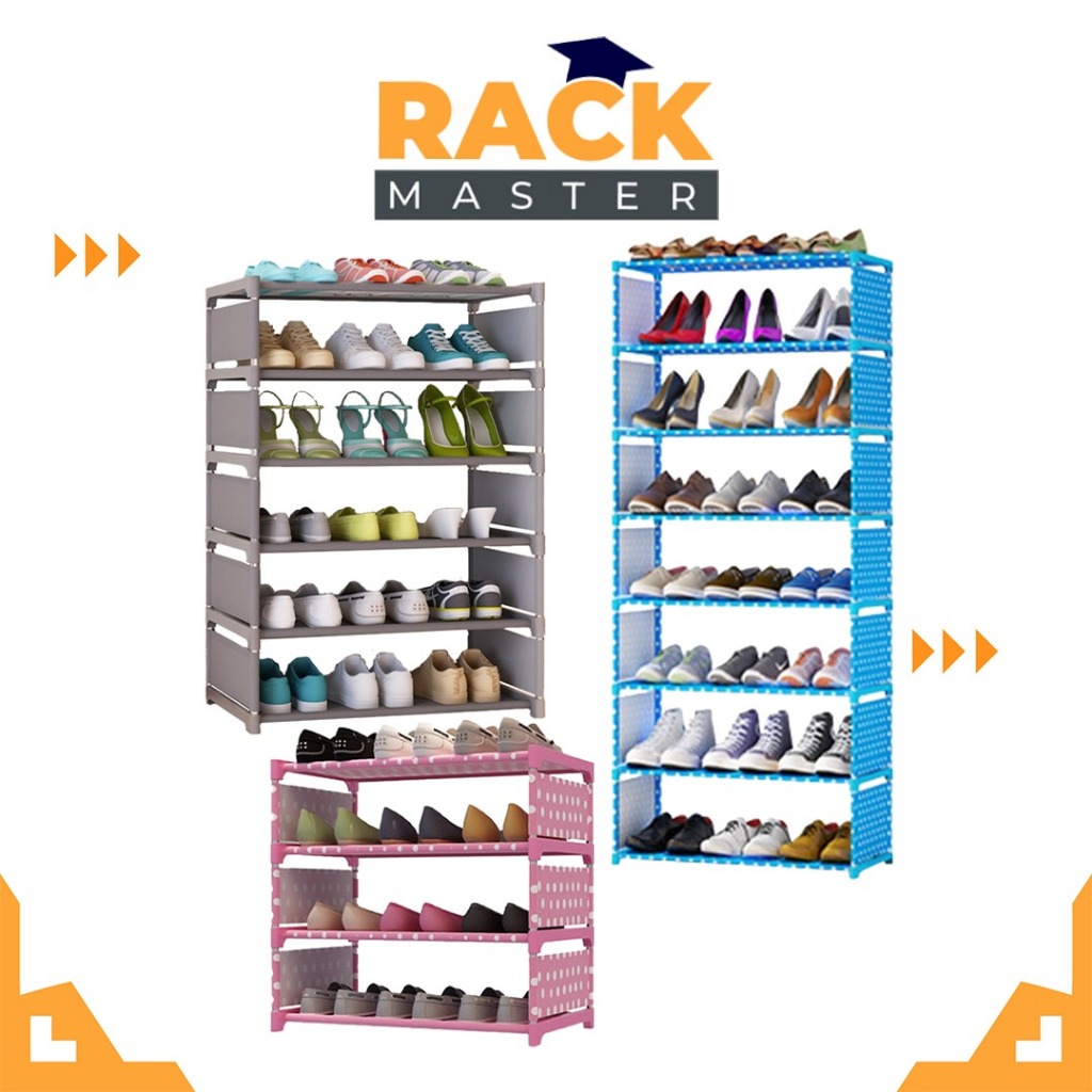 𝗥𝗔𝗖𝗞 𝗠𝗔𝗦𝗧𝗘𝗥 Multilayer Simple Shoe Rack Shoe Storage Organizer Rack ...