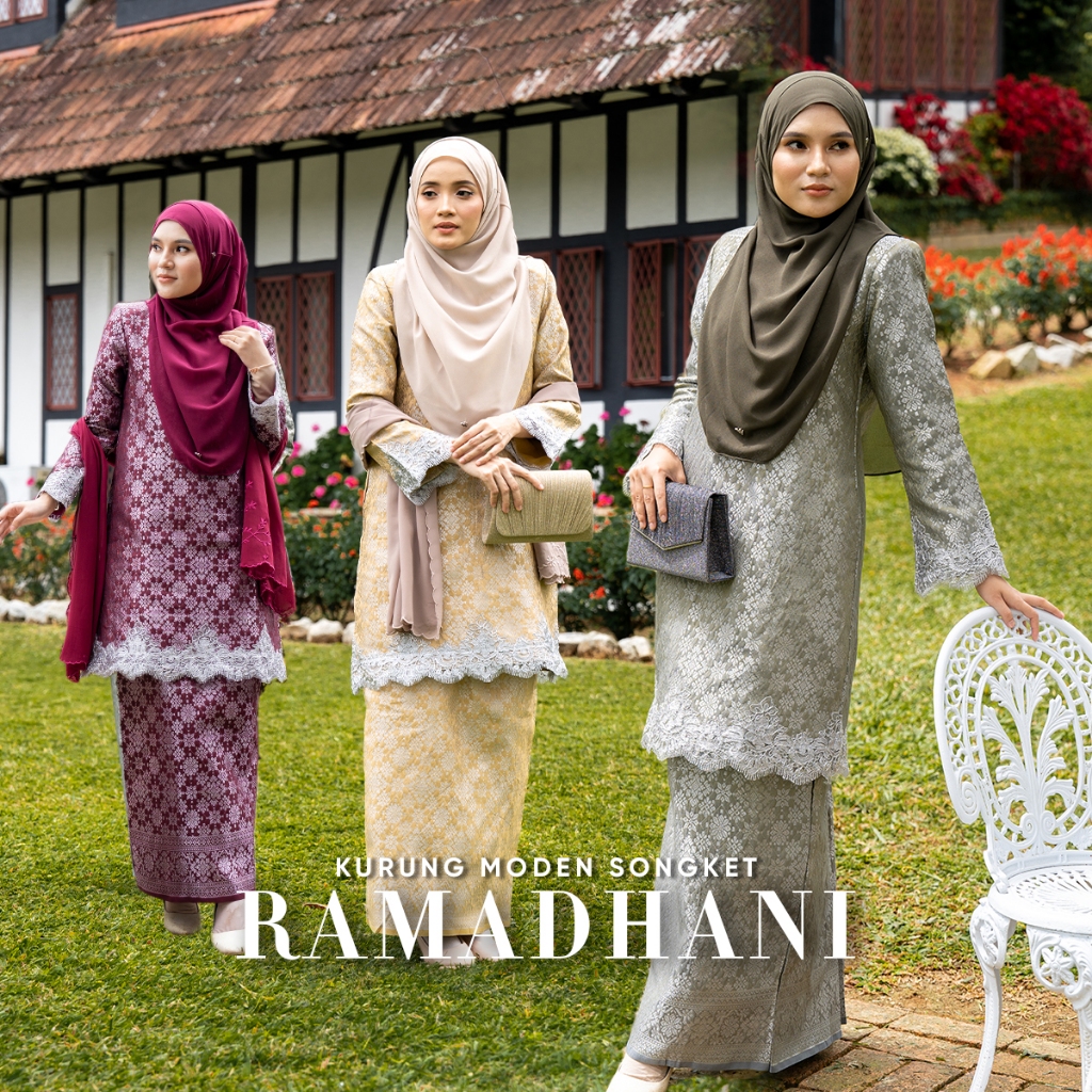 Mcc Lifestyle Baju Kurung Sulam Songket Ramadhani Melayu Traditional