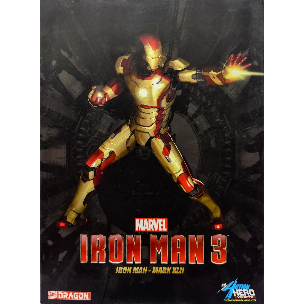 Dragon Models 1/9 Iron Man 3 Mark XLII (42)PX Exclusive Action Hero ...