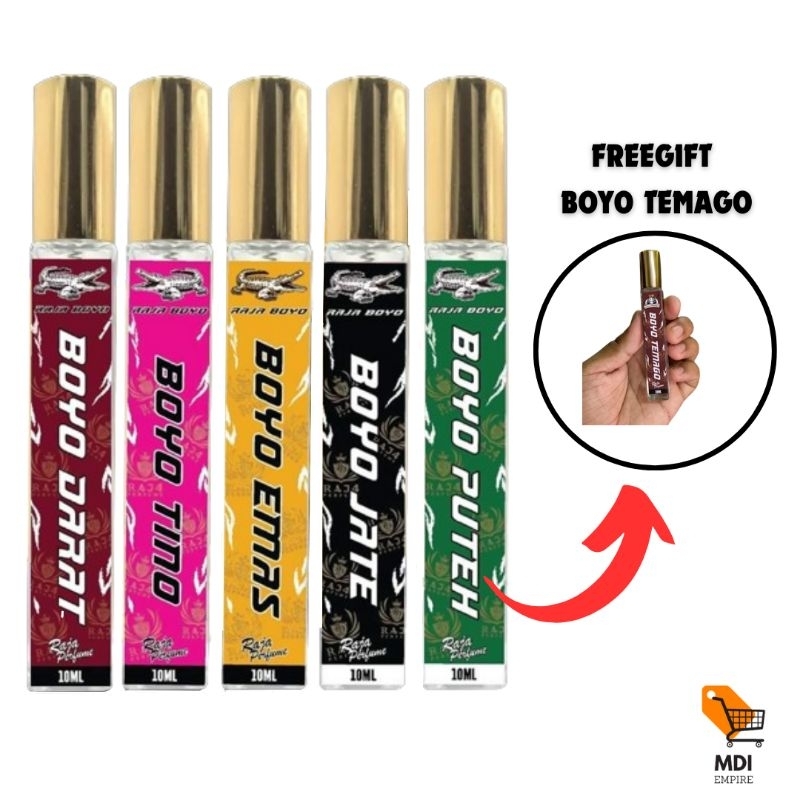 RAJA PERFUME COMBO FREEGIFT | BOYO JATE | BOYO TINO | BOYO PUTEH | BOYO ...