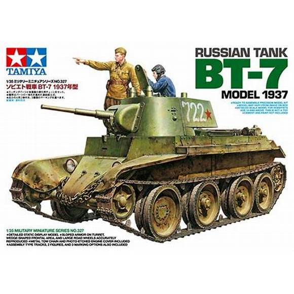 Tamiya 1/35 Russian Tank BT-7 (Model 1937) (35327) | Shopee Malaysia