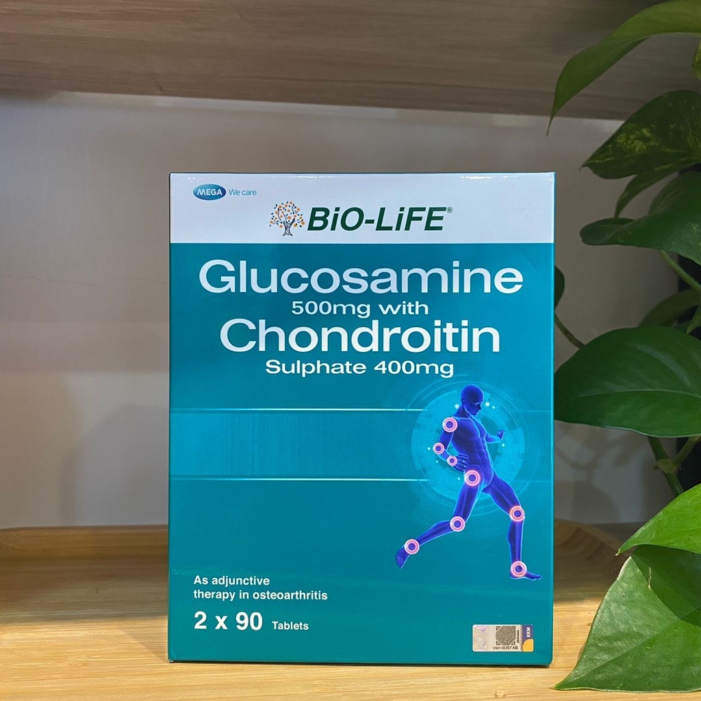 Pack De 3 Flacons Glucosamine 500mg + Chondroïtine 400mg - 300 Capsules Vita World, Allemagne