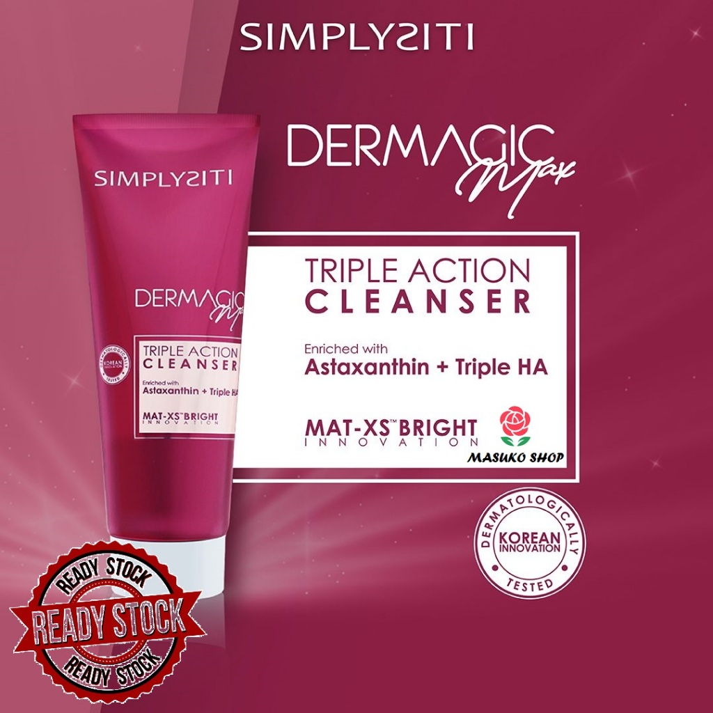 Simplysiti Dermagic Max Triple Action Cleanser | Shopee Malaysia