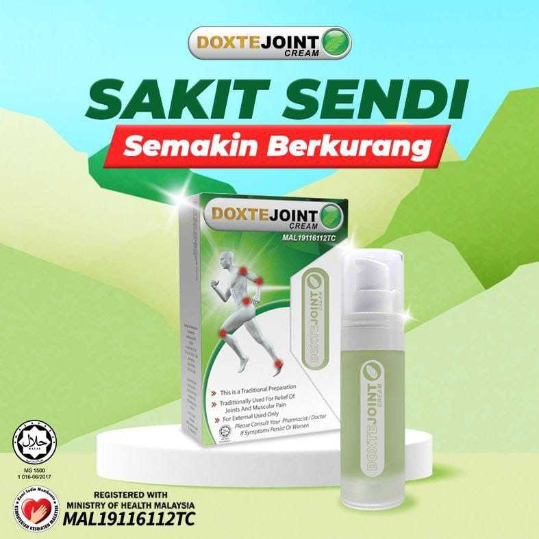 Doxtejoint Cream 15g Ubat Sakit Lutut Dan Sendi Otot Saraf Pinggang Orang Tua Gel Lulus Kkm