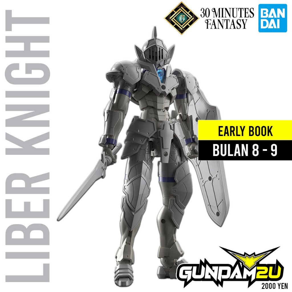 G2UEB BANDAI 30MF Liber Knight - 30 Minutes Fantasy Plastic Model Kit ...