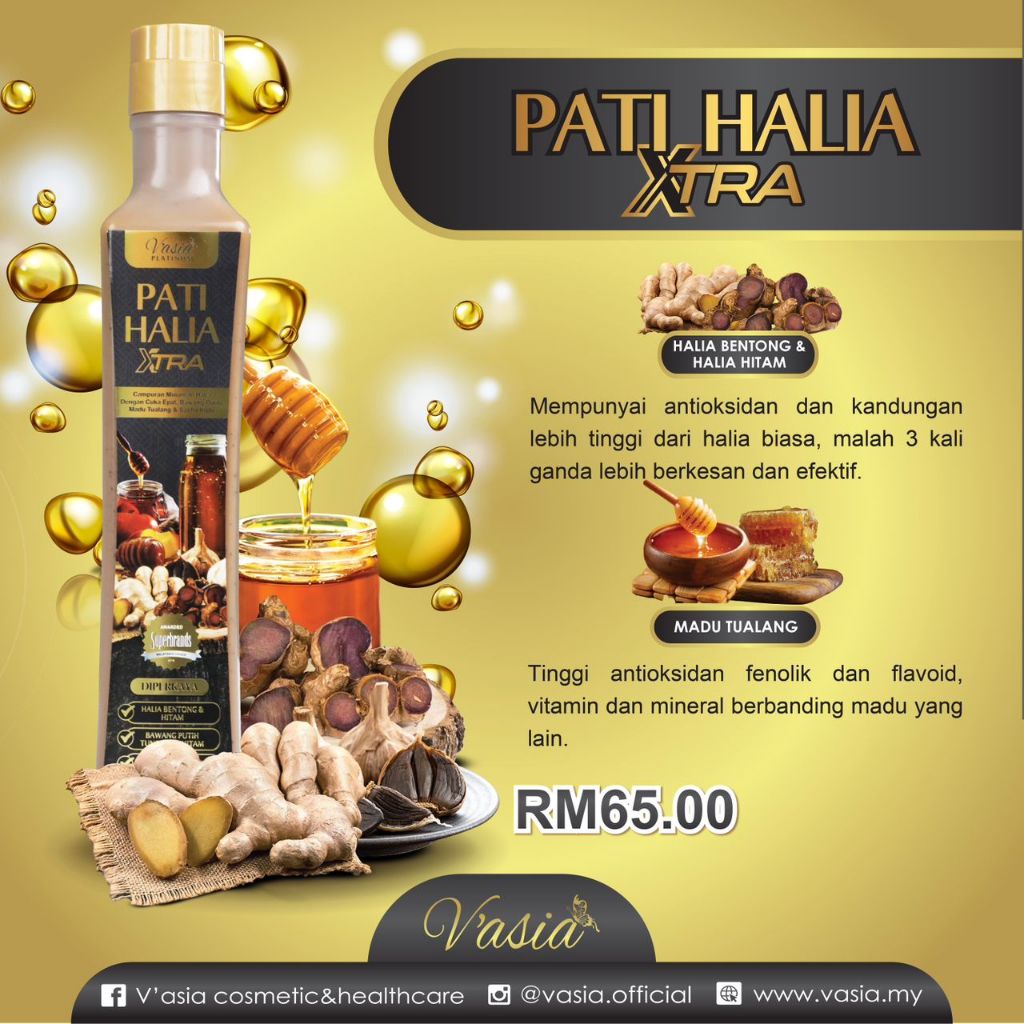 VASIA Pati Halia Xtra 500ML | Shopee Malaysia