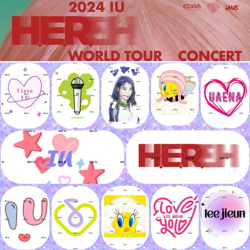 IU LeeJieun UAENA HER World Tour Malaysia Singapore Concert tattoo ...