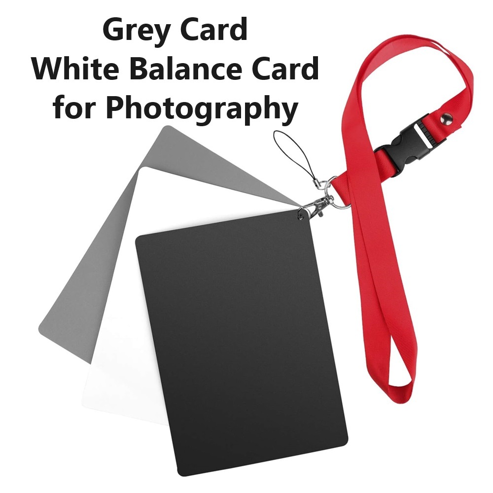 Gray Card White Balance Card 18 Exposure Photography Card Custom