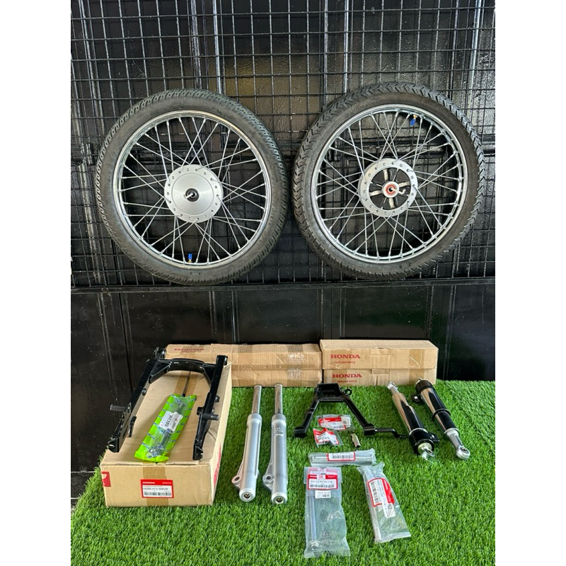 HONDA ORIGINAL COMBO HONDA ORIGINAL RIM SET EX5-DREAM ORIGINAL | Shopee ...