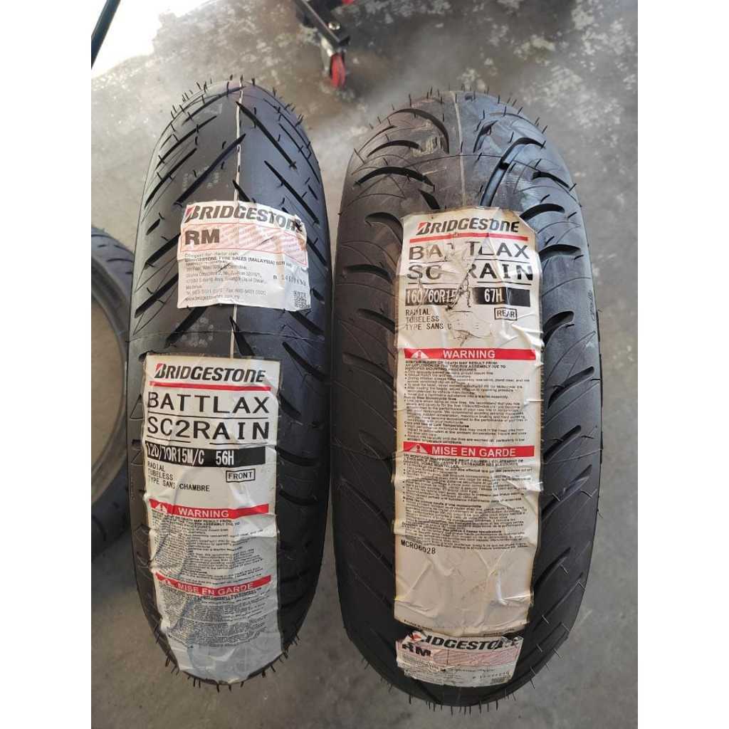 Bridgestone Battlax Sc2 160 60 R15 BRIDGESTONE Battlax Scooter SC2