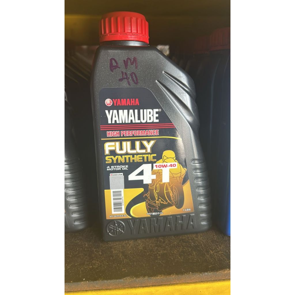 Yamalube Fully Synthetic 10w 40 Motor Oil 1l 4t Oil Engine Oil Minyak