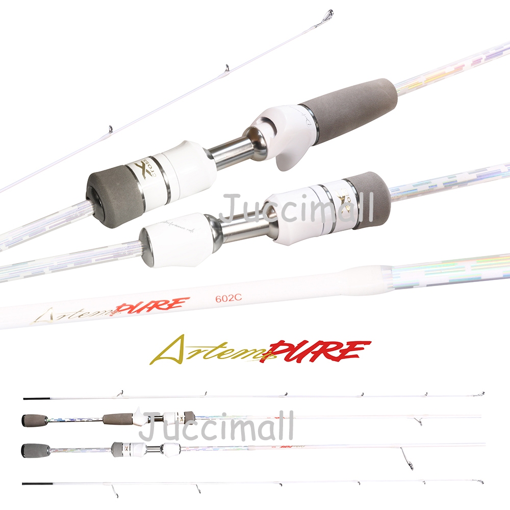 UL Fishing Rod Carbon Solid Tip Ultralight Spinning Rod Baitcasting Rod ...